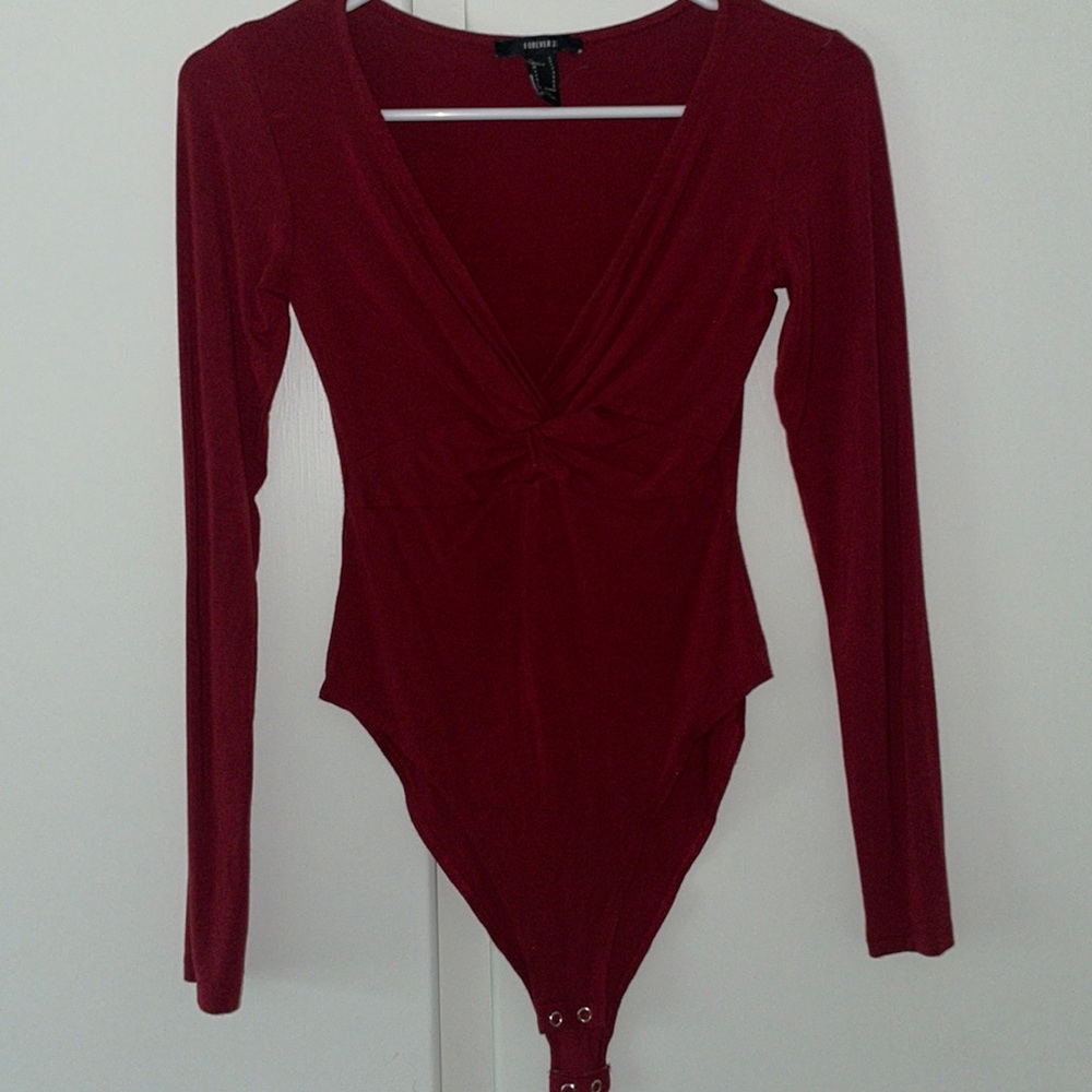 Forever, 21 Women’s Small Maroon Bodysuit